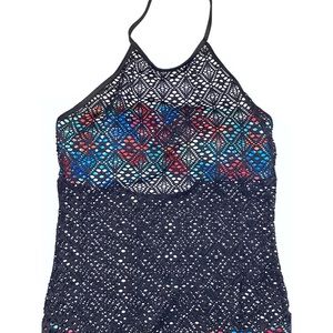 AQUA ROSE M FISH NET ONE PIECE